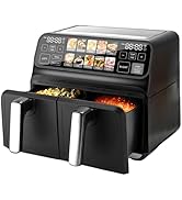 Amazon.co.jp: ChefRobot ノンフライヤー 8L 大容量 油なし ダブル